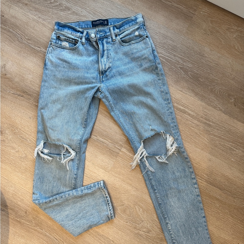 Abercrombie & Fitch Light Blue Slim Jeans
